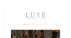 Desktop Screenshot of luxecatering.org