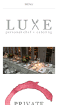 Mobile Screenshot of luxecatering.org