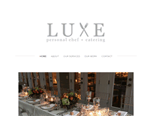 Tablet Screenshot of luxecatering.org